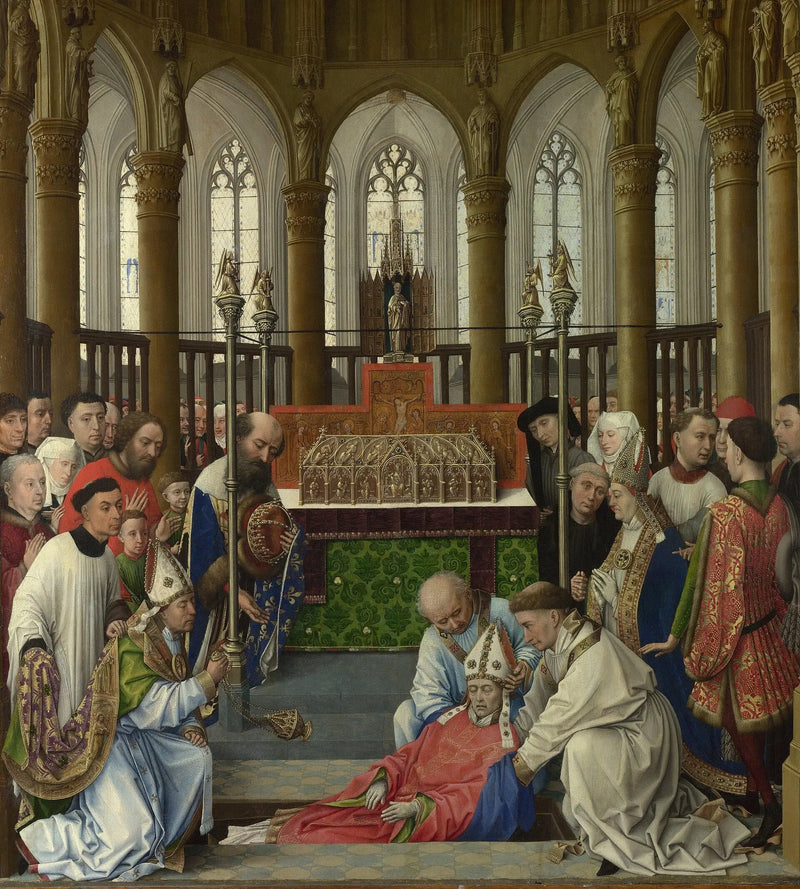 Exhumación de san Huberto - Rogier van der Weyden