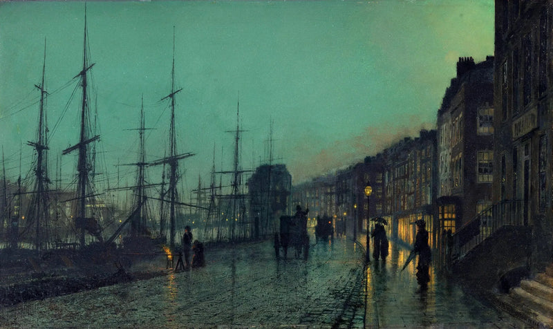Envío en la Clyde - John Atkinson Grimshaw