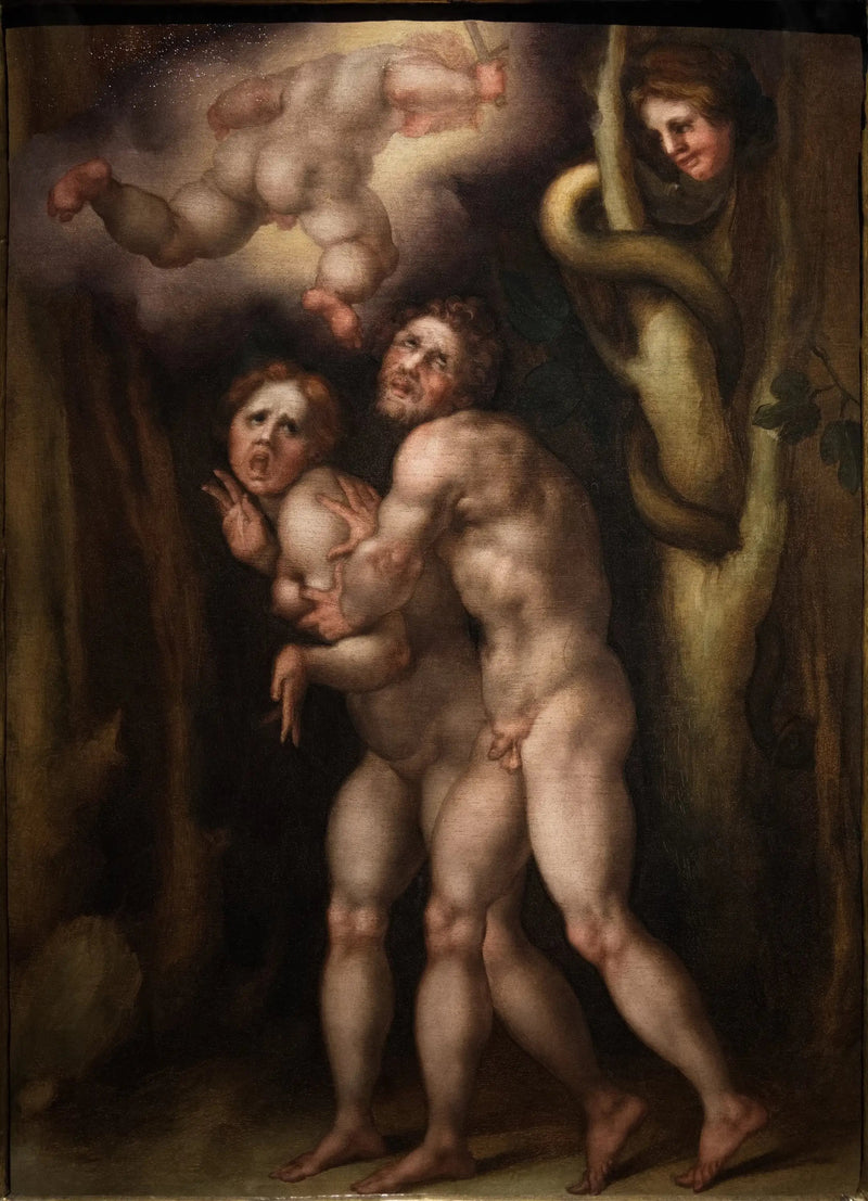 Expulsión de Adán y Eva - Pontormo
