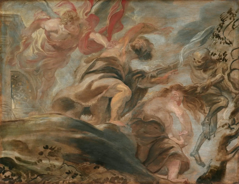 Expulsión del jardín del Edén - Peter Paul Rubens