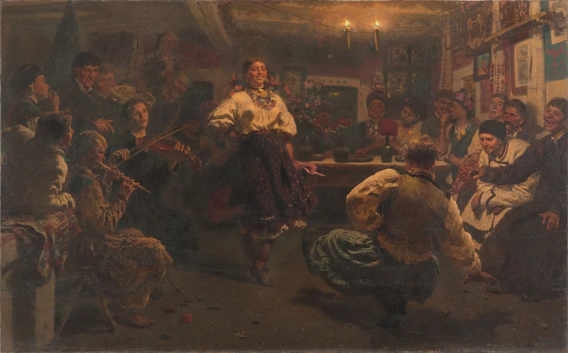 Celebrar la fiesta - Ilya Repin