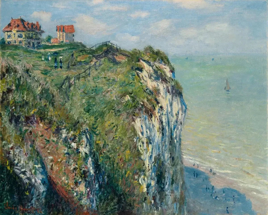 La Falaise en Dieppe W759 - Claude Monet