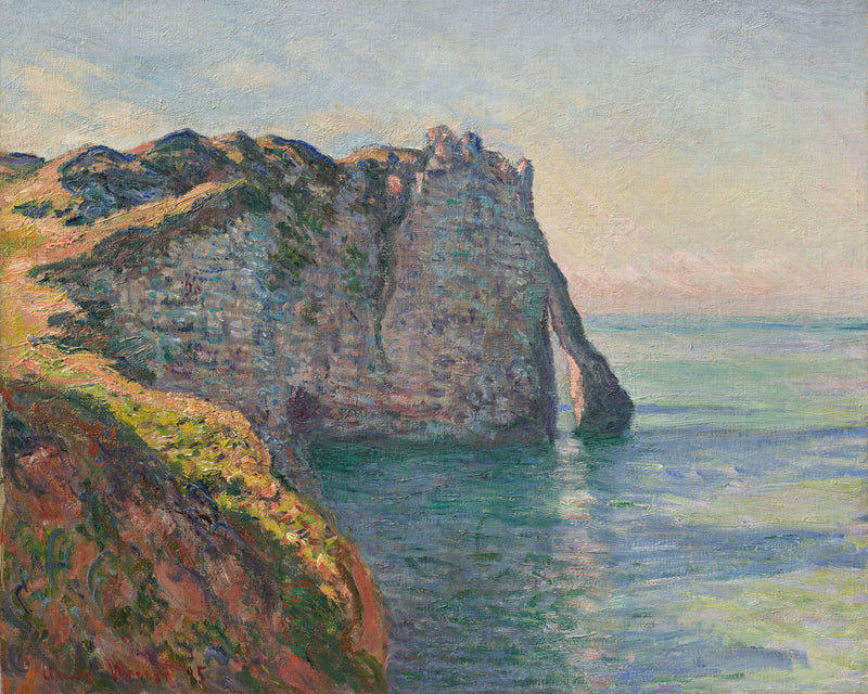 La Puerta de Aval vista desde la cima W1018 - Claude Monet