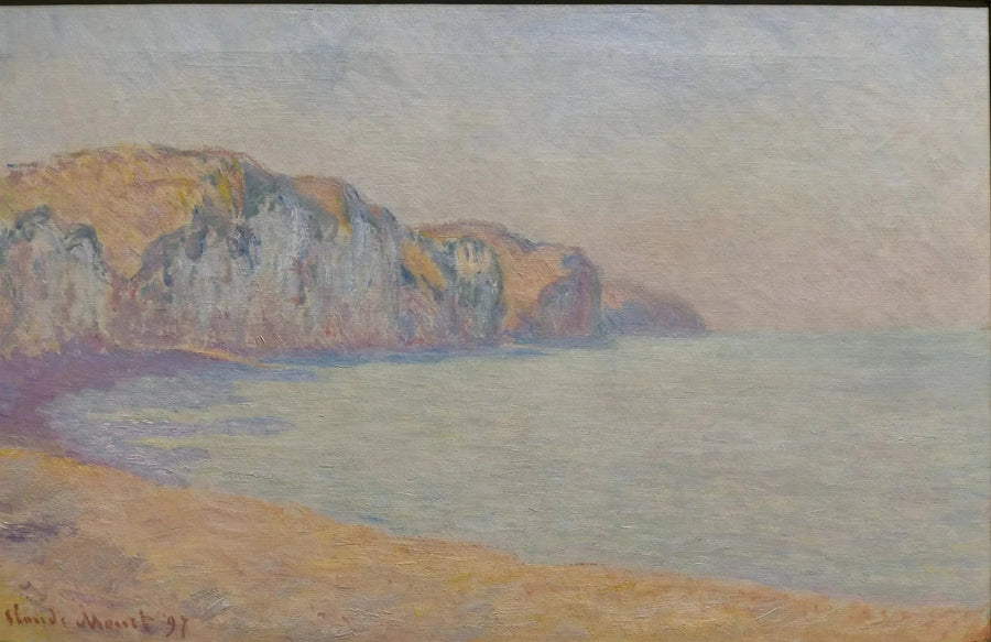Pourville Cliff, por la mañana, Montreal W1442 - Claude Monet