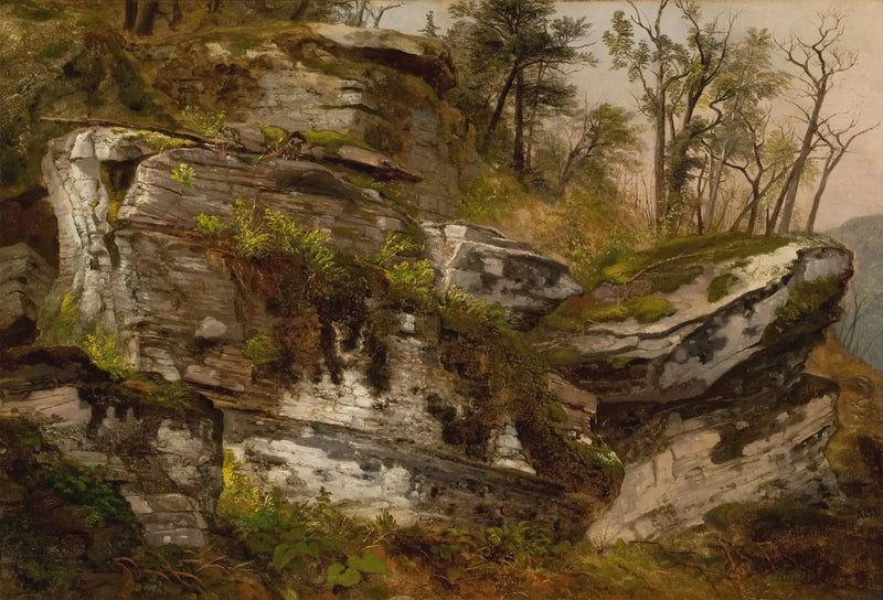 Acantilado rocoso - Asher Brown Durand