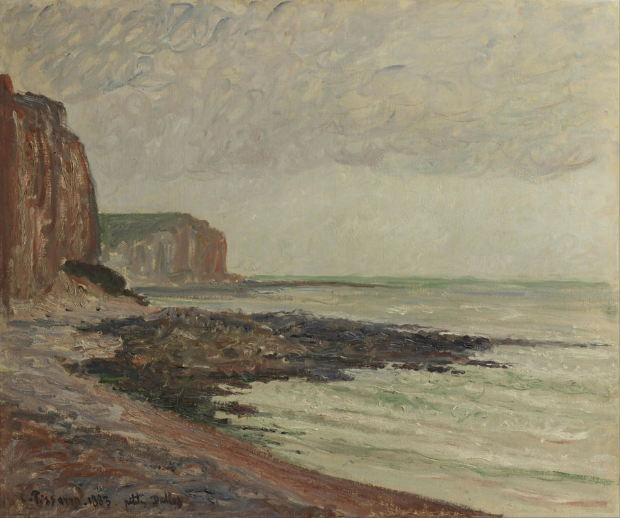 Acantilados en las Pequeñas Dalles - Camille Pissarro