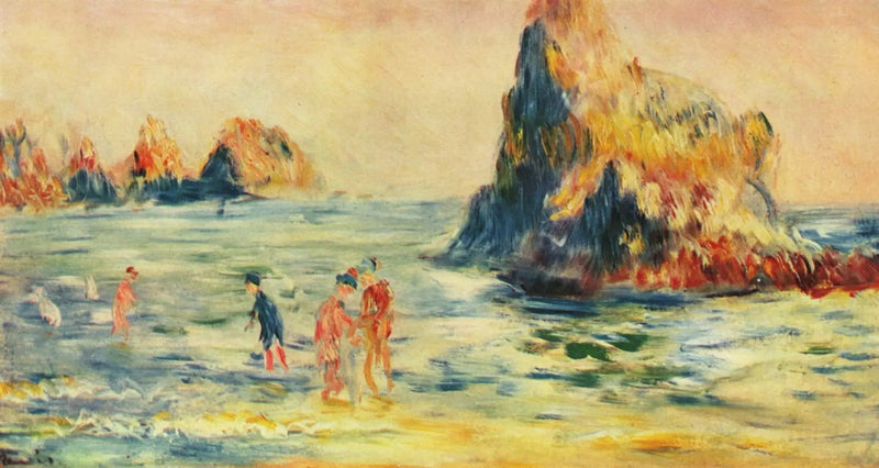 Acantilados de Guernsey - Pierre-Auguste Renoir