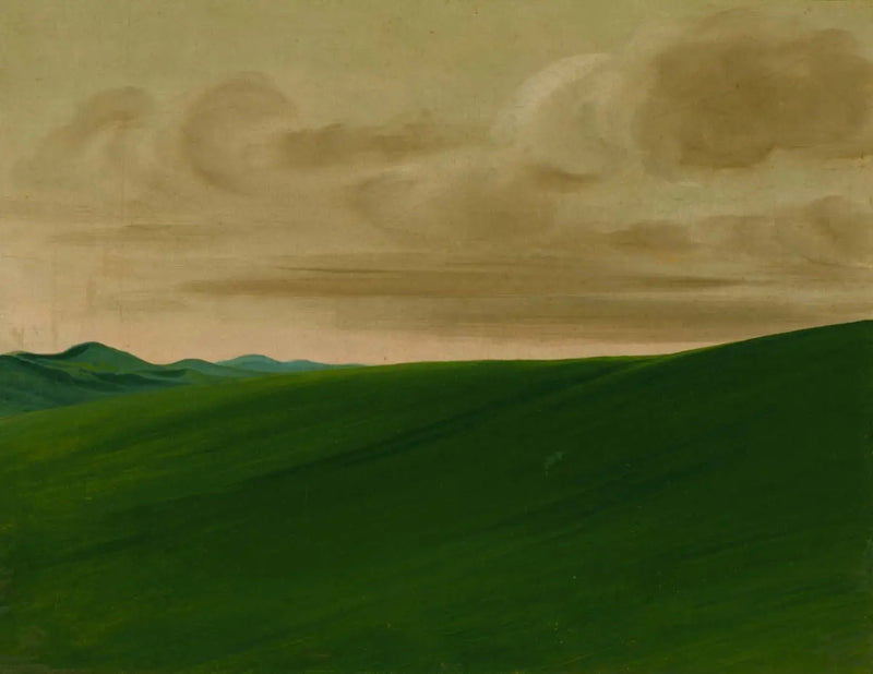 Acantilados de Nishnabottana, Alto Missouri - George Catlin