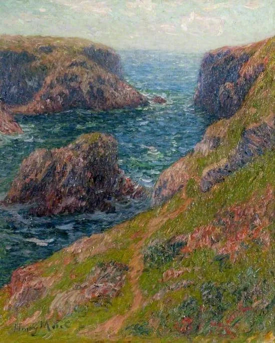 Acantilados de Port-Domois, Belle-Île - Henry Moret