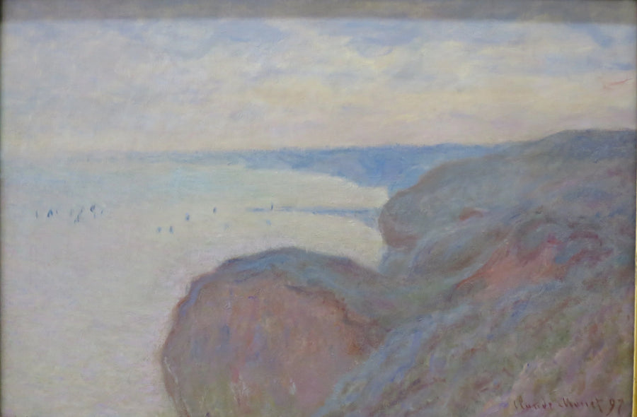 Acantilados cerca de Dieppe, Hermitage W1467 - Claude Monet