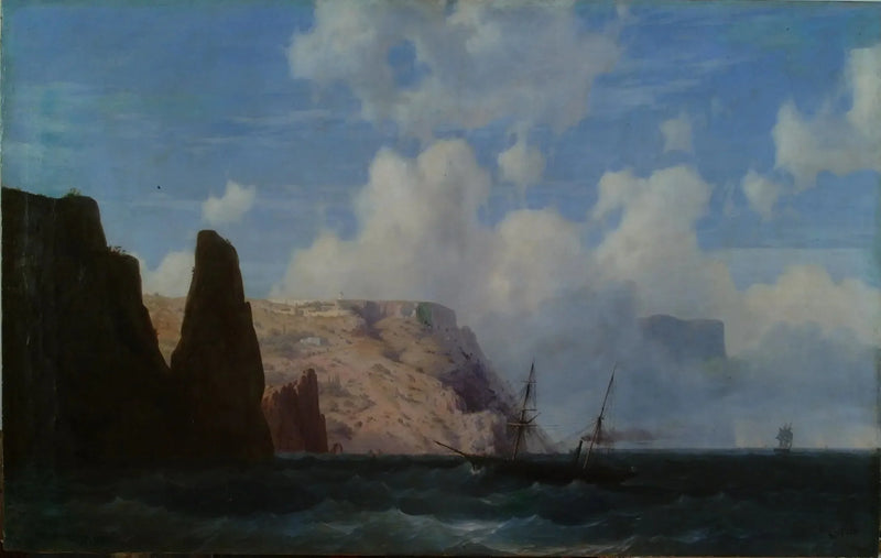 Acantilados rocosos - Ivan Aïvazovski