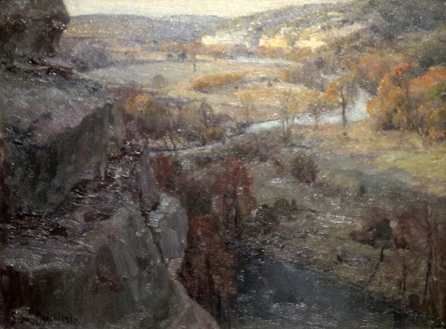Acantilados en el río Guadalupe, a 27 kilómetros sobre Kerrville, Texas - Julian Onderdonk