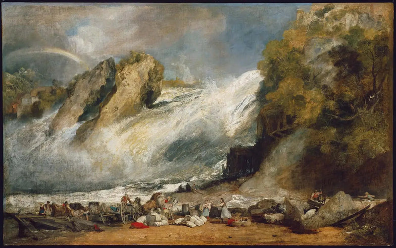 Caída del Rin en Schaffhausen - J. M. W. Turner