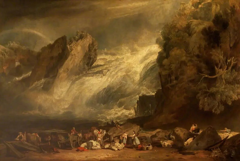 Cascadas del Rin en Schaffhausen - J. M. W. Turner