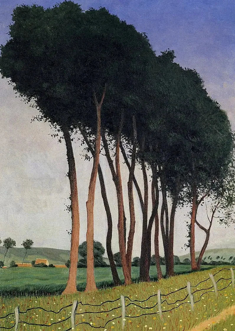 Familia de árboles - Félix Vallotton