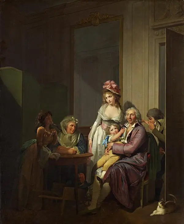 Familia en un interior - Louis-Léopold Boilly