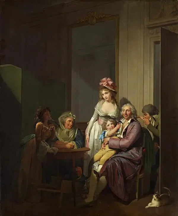 Familia en un interior - Louis-Léopold Boilly