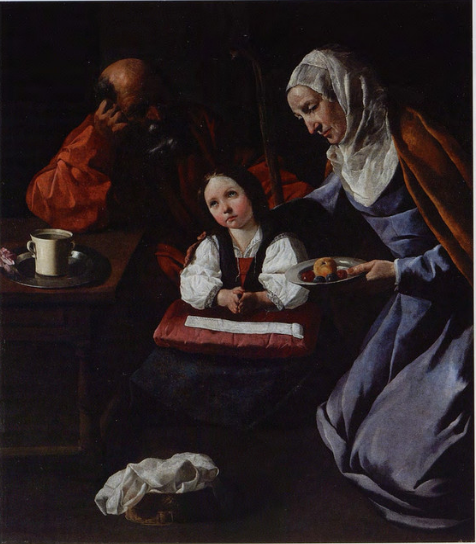 Familia de la Virgen - Francisco de Zurbarán