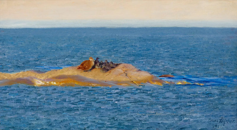 Familia Eider - Bruno Liljefors