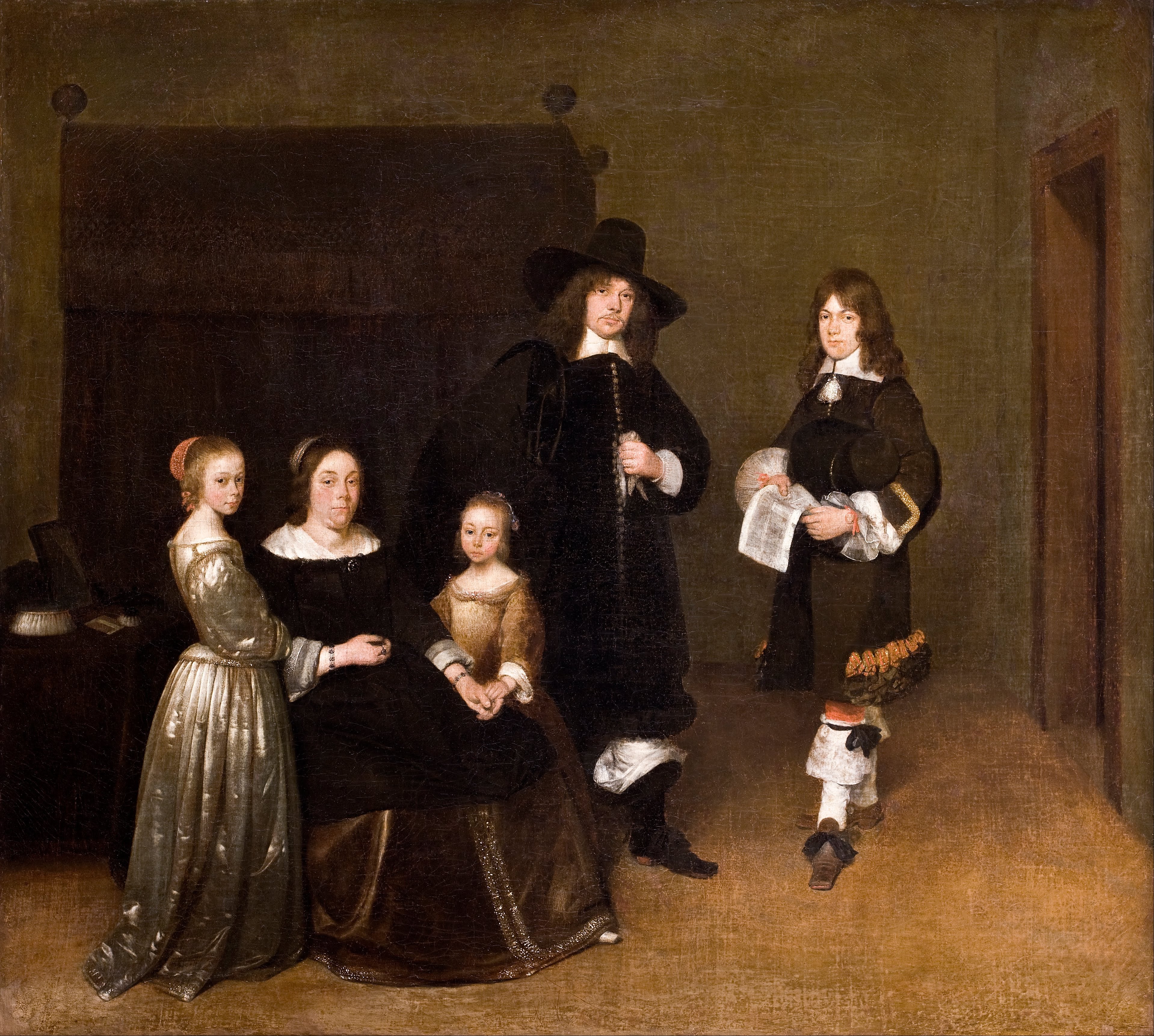 Famille - Gerard ter Borch image 1 reproduction réalisée par Alpha Reproduction
