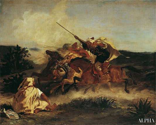 Fantaisie arabe - Eugène Delacroix - Reproductions de tableaux et peintures haut de gamme