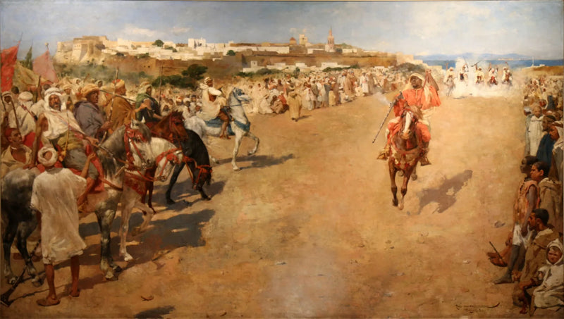 Fantasía árabe - Théodore van Rysselberghe