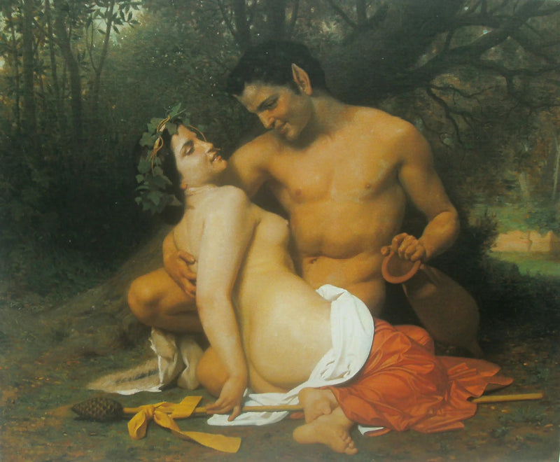 Fauna y Bacante - Bouguereau