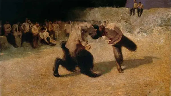 Faunos en Combate - Franz von Stuck