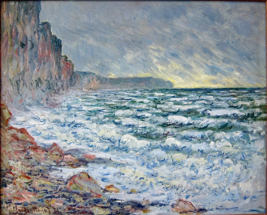 Fécamp, borde del mar - Claude Monet