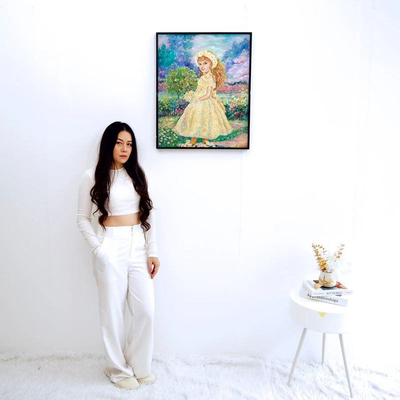 Hada de las Flores de Margarita | 50 x 65 centímetros
