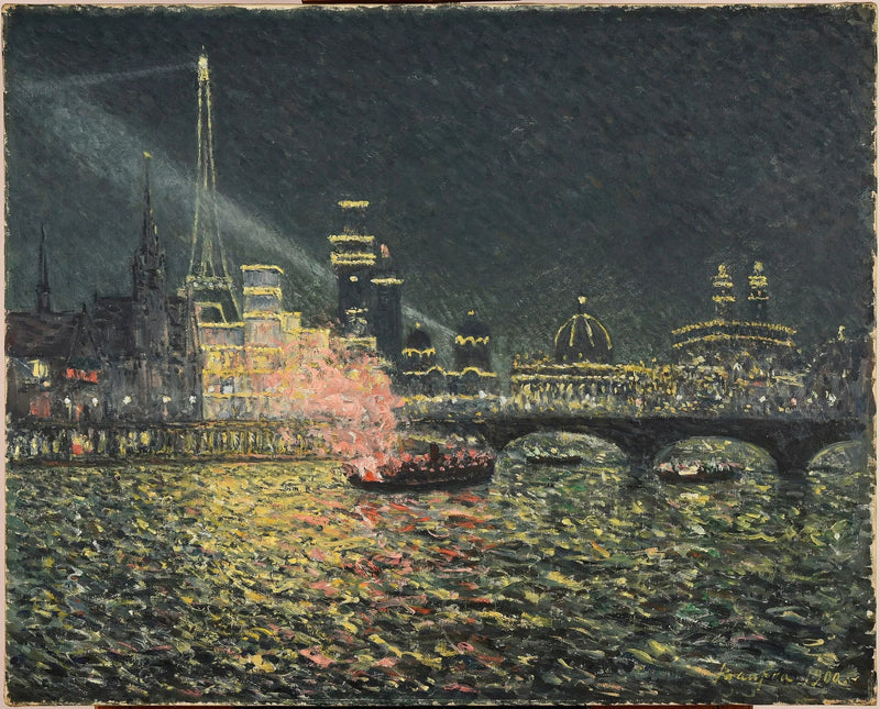 Nocturna Fantasía: Exposición Universal de 1900, París - Maxime Maufra