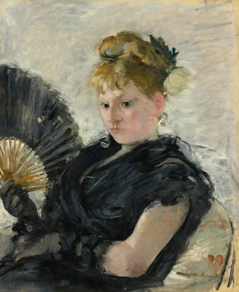 Mujer con abanico - Berthe Morisot