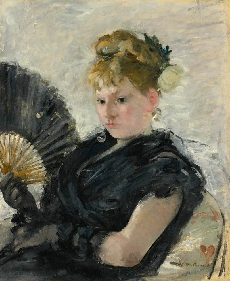 Mujer con abanico - Berthe Morisot