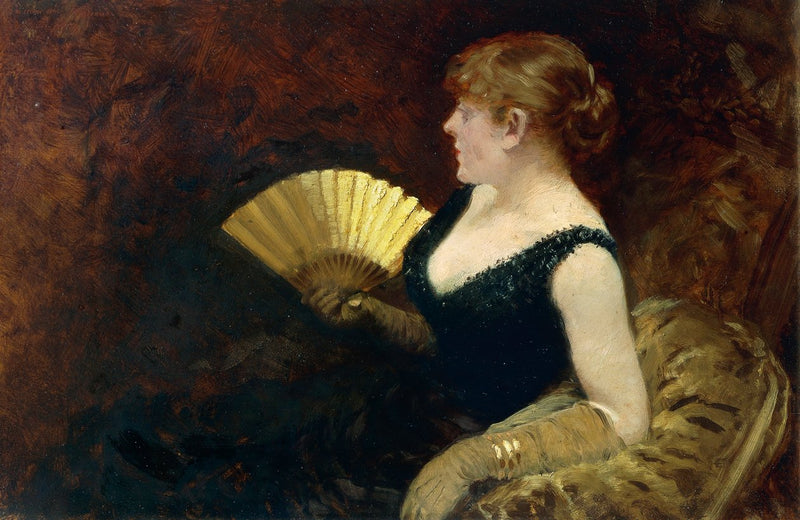 Mujer con abanico - Giuseppe De Nittis