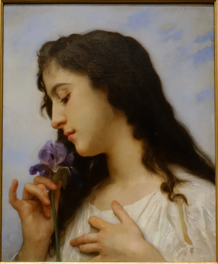 Mujer con el iris - Bouguereau