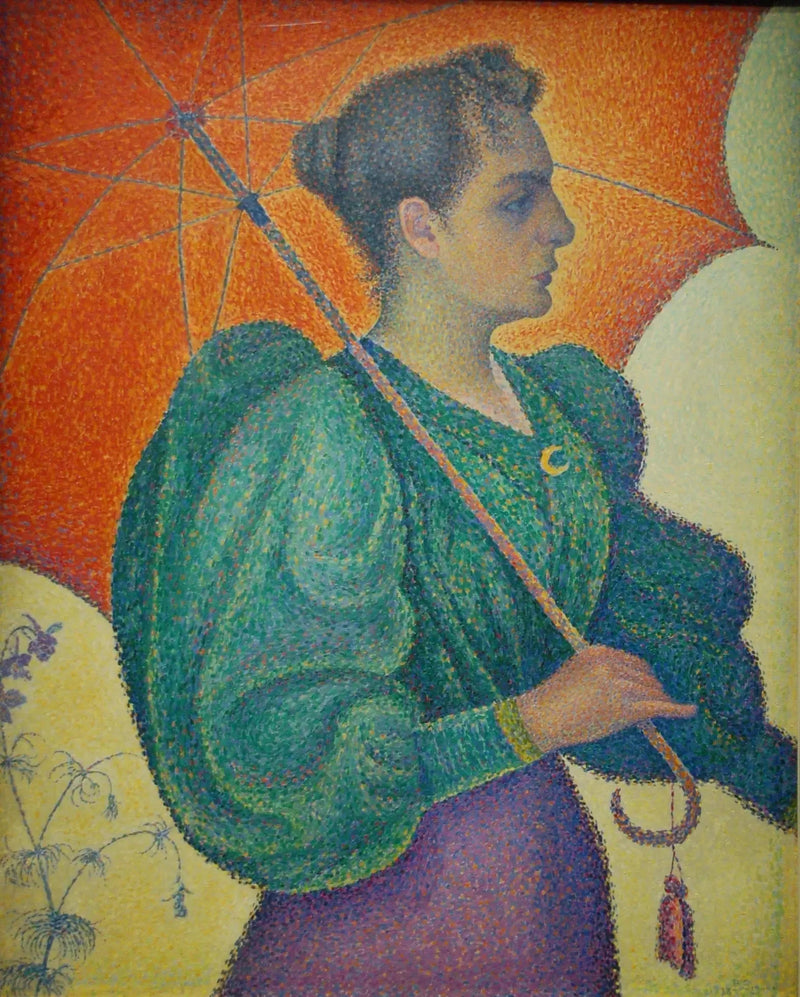 Mujer con sombrilla - Paul Signac