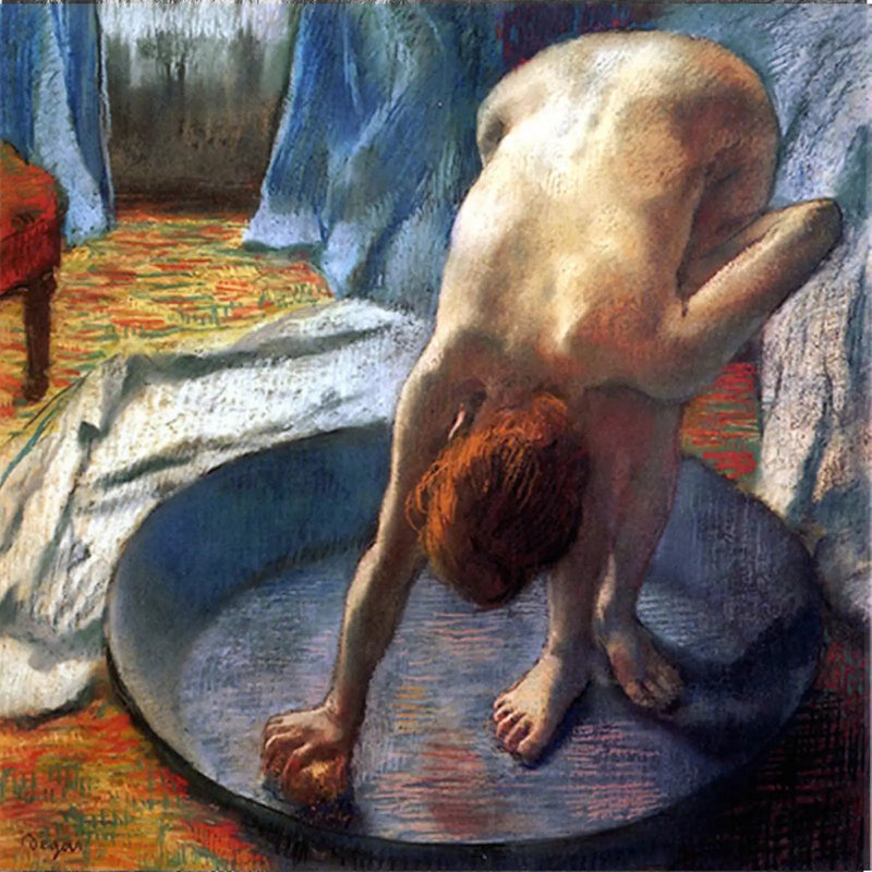 Mujer con la palangana - Edgar Degas