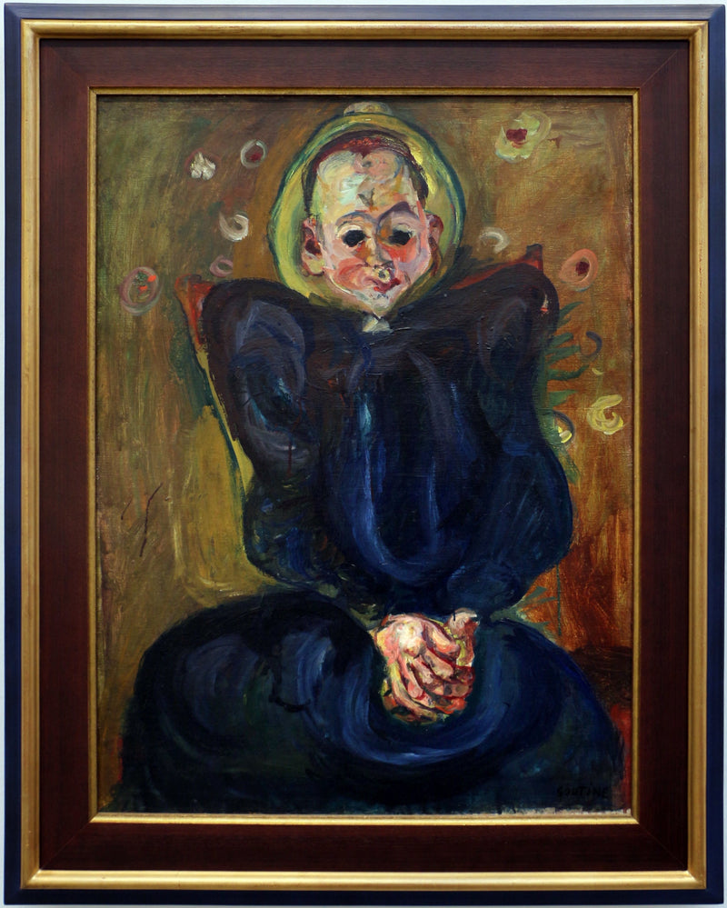 Mujer con vestido azul - Chaim Soutine