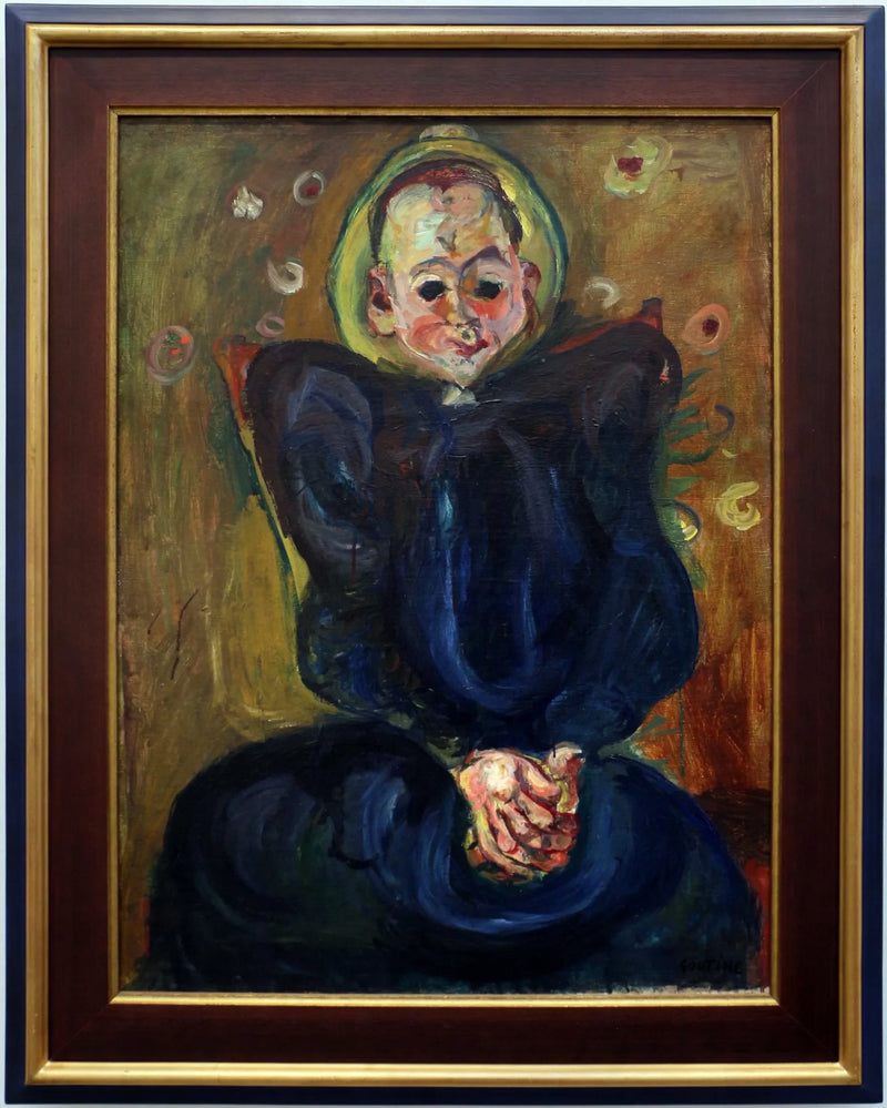 Mujer con vestido azul - Chaim Soutine