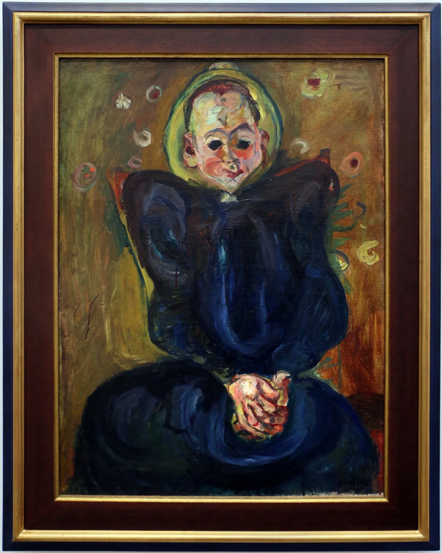 Mujer con vestido azul - Chaim Soutine