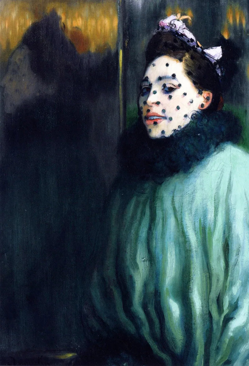 Mujer con velo de tul - Louis Anquetin