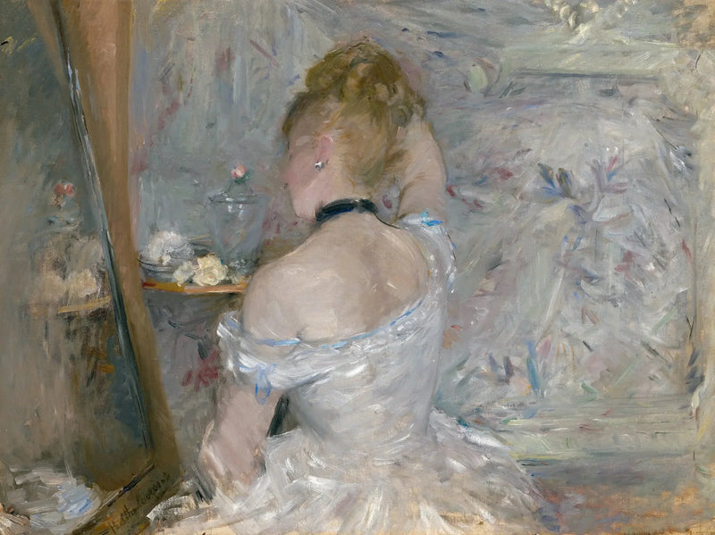 Mujer en su tocador - Berthe Morisot