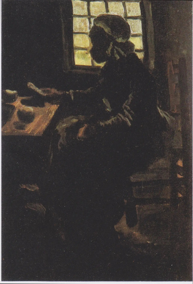 Mujer en la mesa - Vincent van Gogh