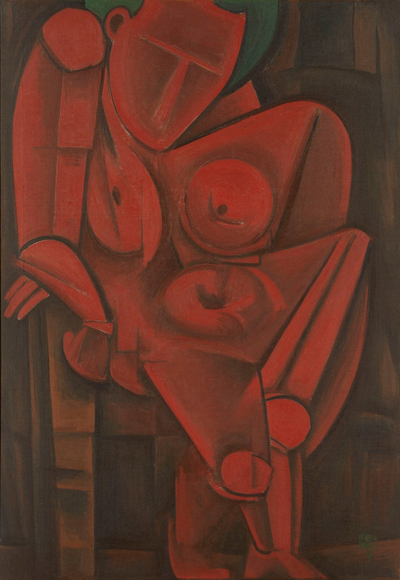 Femme appuyée - Yorozu Tetsugorō