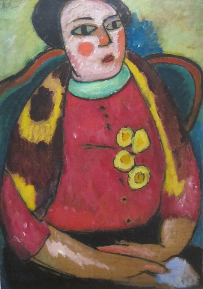 Mujer sentada - Alexej von Jawlensky