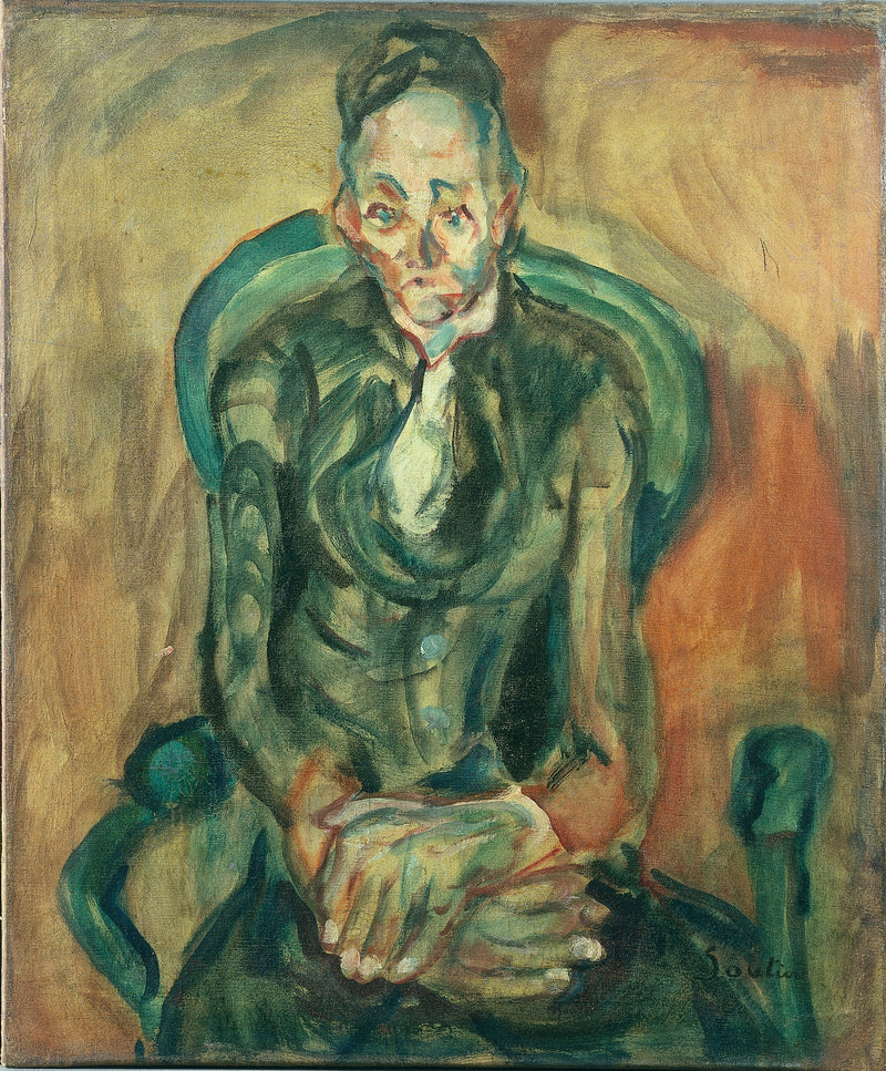 Mujer sentada - Chaim Soutine