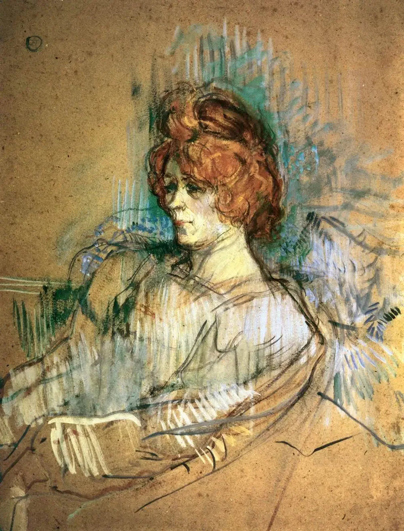 Mujer sentada - Henri de Toulouse-Lautrec
