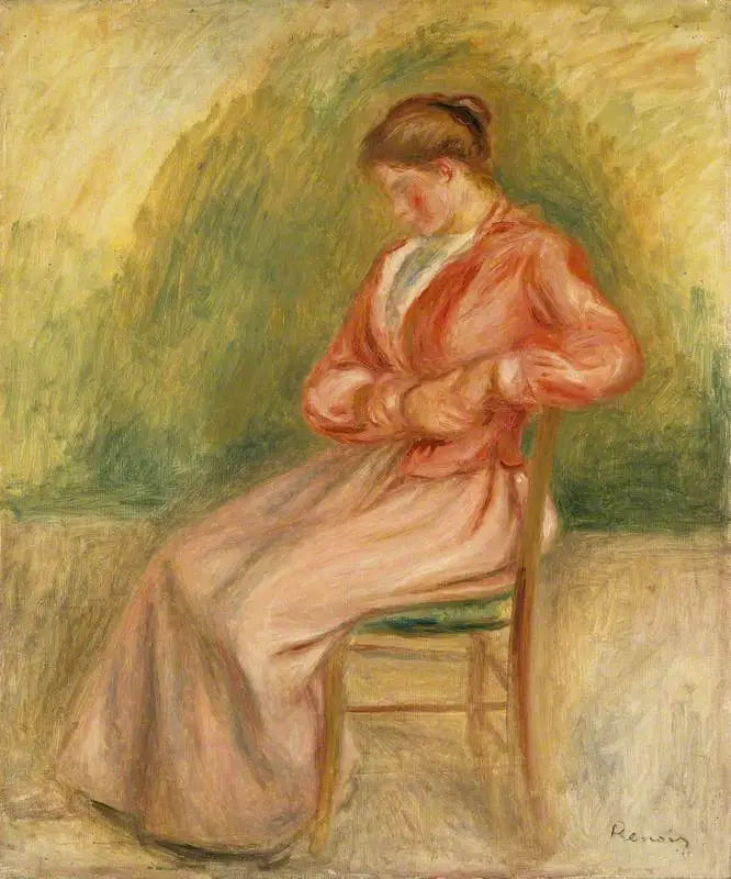 Mujer sentada - Pierre-Auguste Renoir