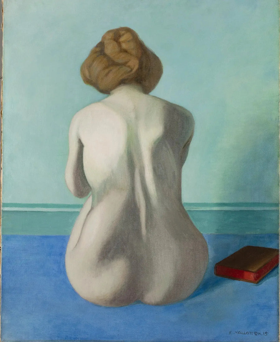 Mujer sentada de espaldas - Félix Vallotton