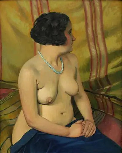 Mujer con collar azul - Félix Vallotton